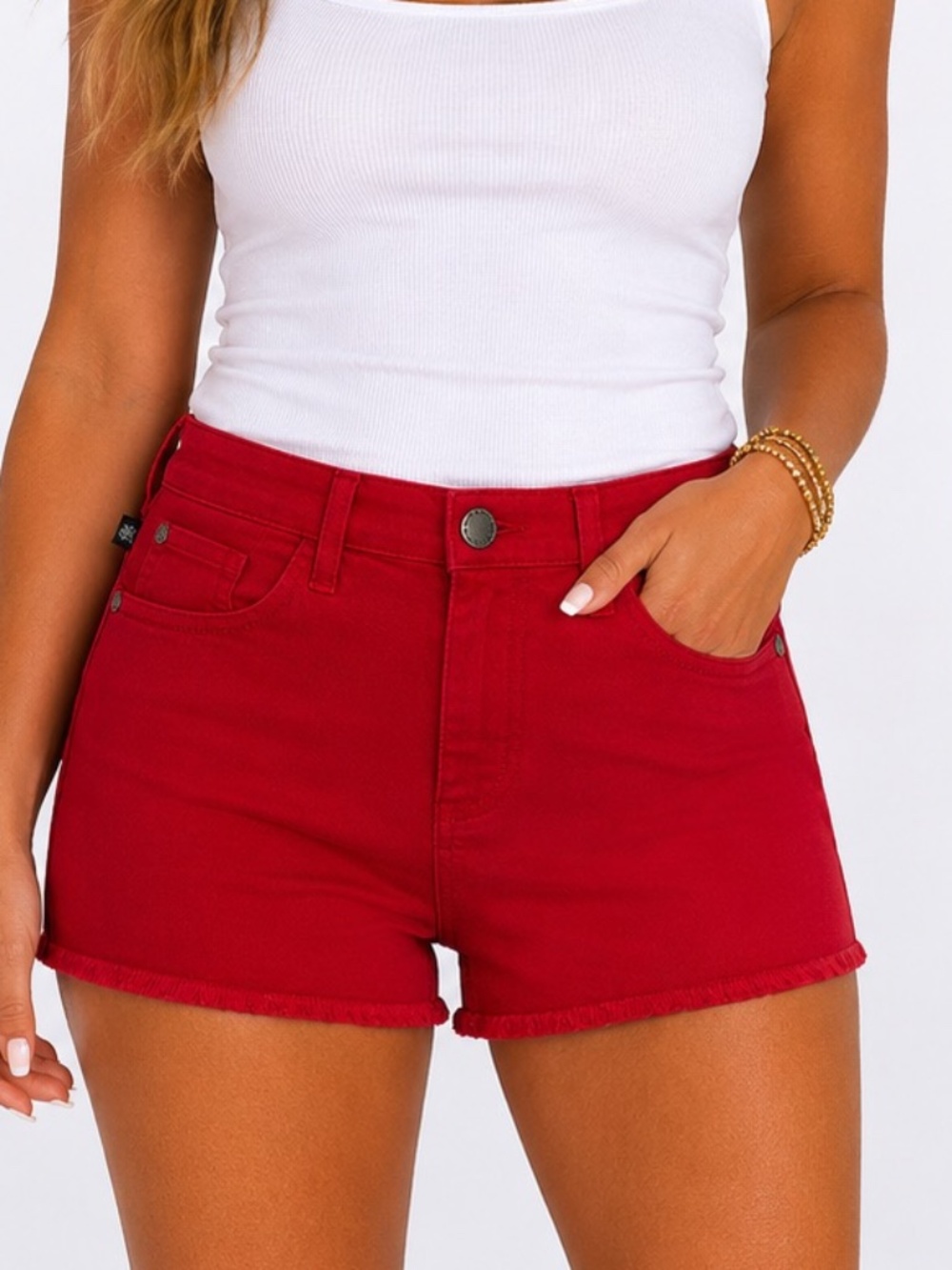 Rock and Republic Red  Shorts size 10